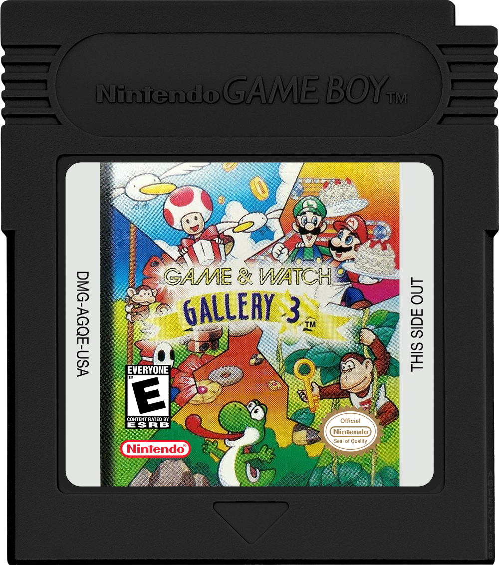 Game & Watch Gallery 3 cartridge